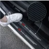 Naklejki Ochronne na Progi Dacia – Carbon Look z Logo DACIA - zestaw 4 sztuk